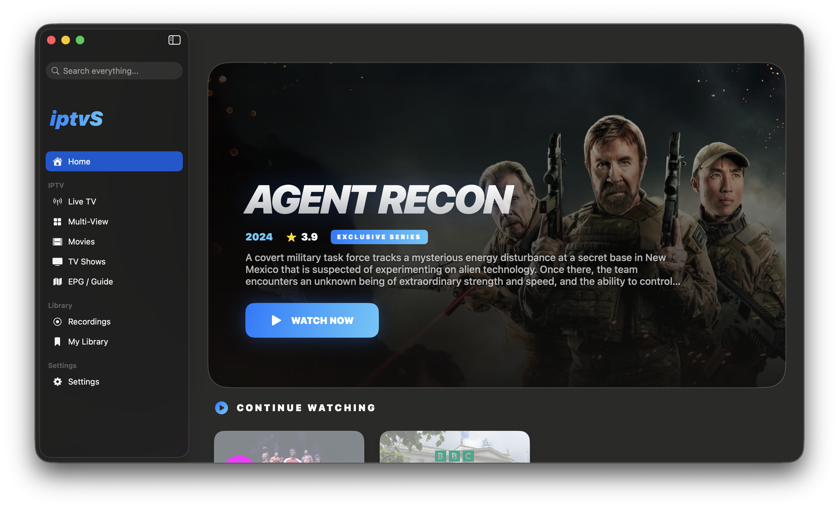 iptvS macOS app