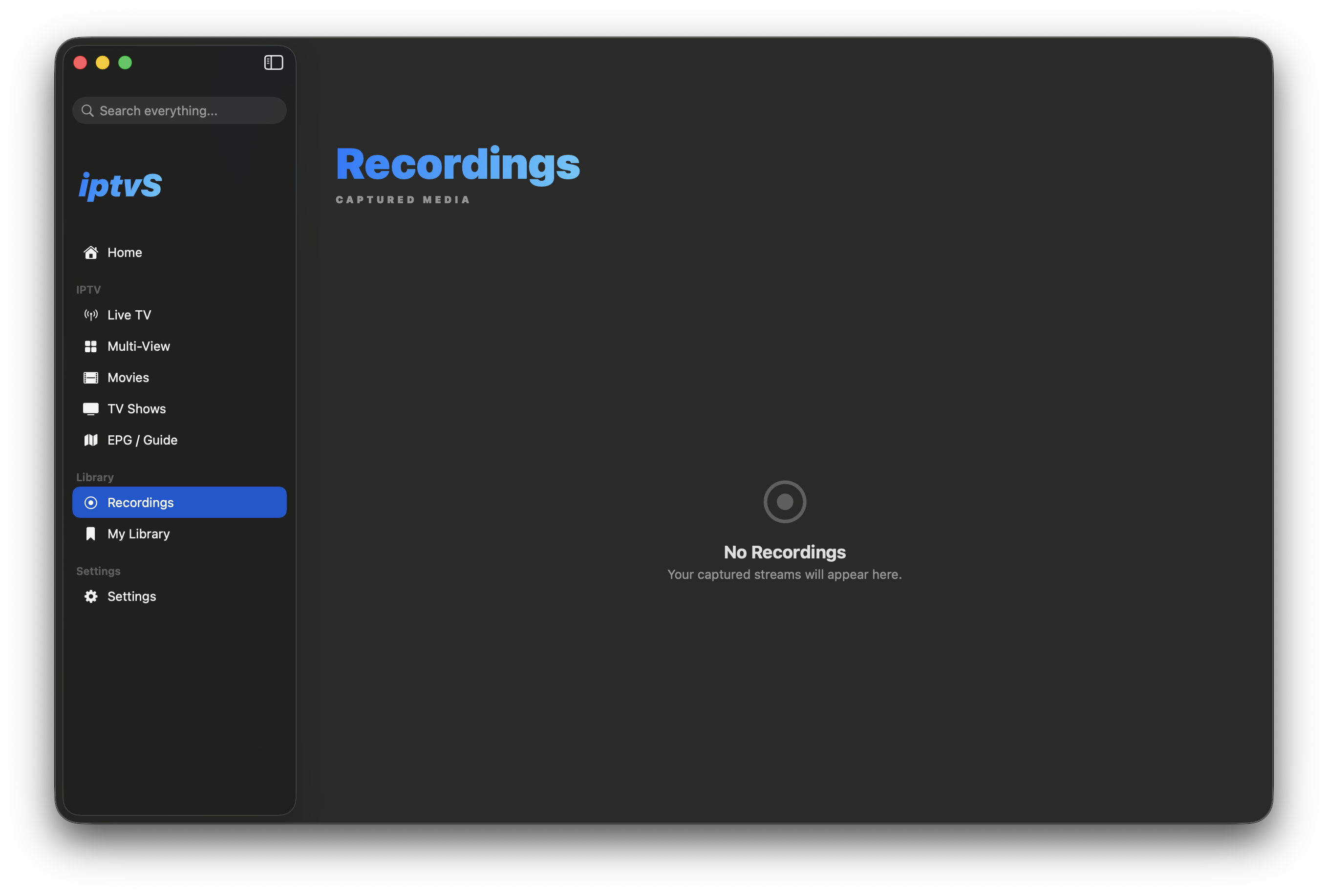 iptvS Recordings